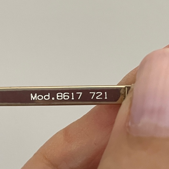 Vintage Paloma Picasso Light Gold Oval Cat Eye Sunglasses - made in Germany - Picture 8 of 13